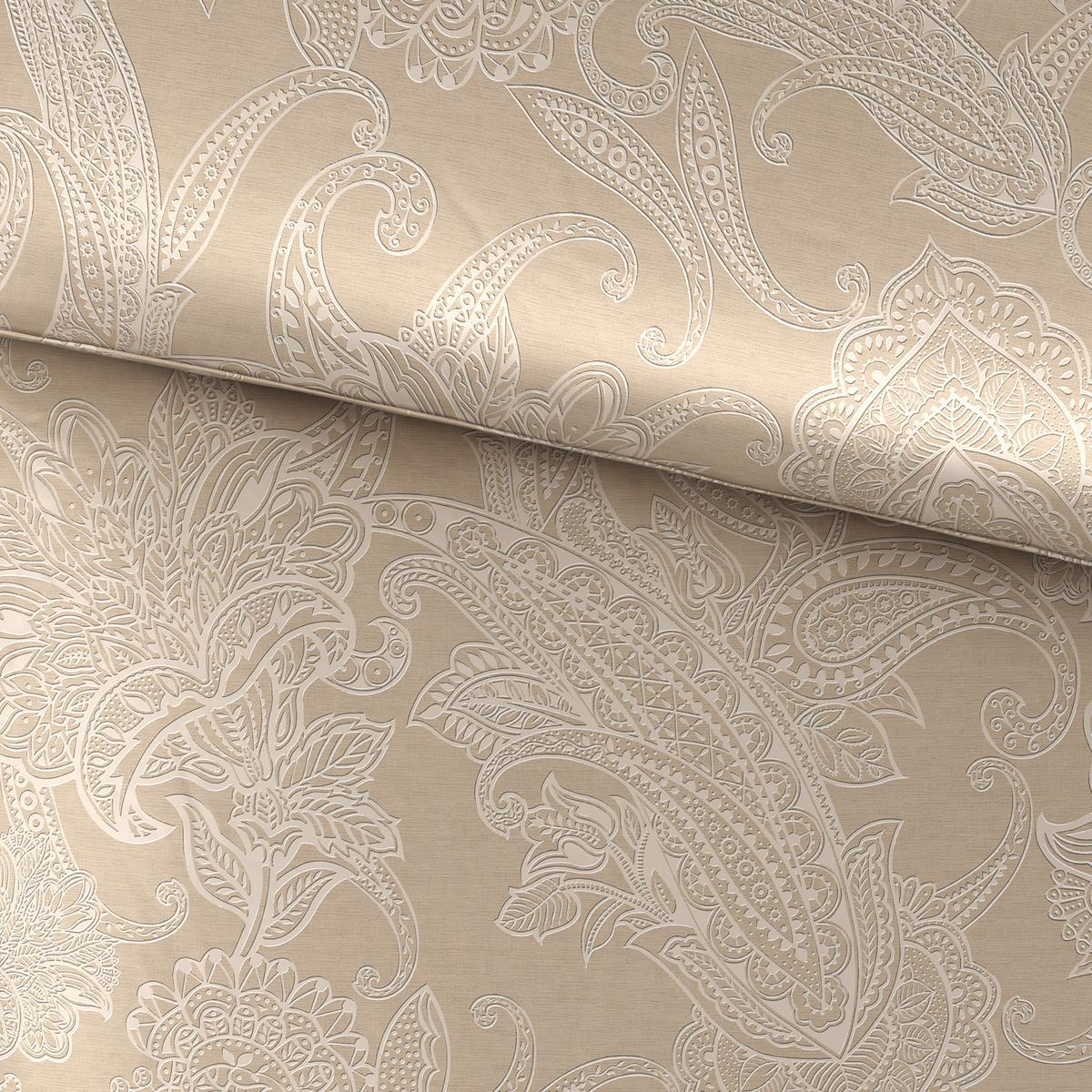 Bettwäsche Amal XXL Beige ca. 200x200cm - Beige, ROMANTIK / LANDHAUS, Textil (200/200cm) - Modern Living