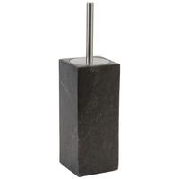 UCHWYT NA SZCZOTKĘ DO WC HAMMAM - ciemnoszary/szary, Basics, kamień (9,5/9,5/39cm) - Aquanova