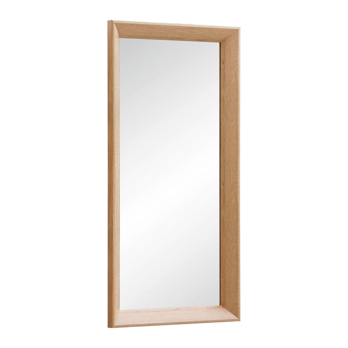Wandspiegel Molly Eichefarben ca. 40x80cm - Eichefarben, Modern, Glas/Kunststoff (40/80cm) - Mömax