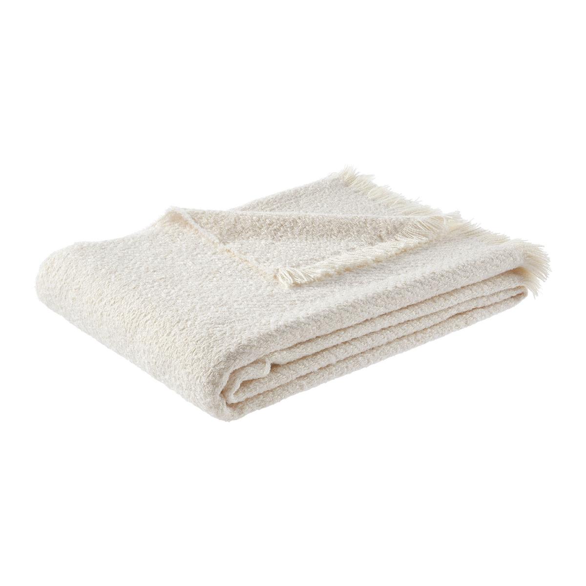 Mehka Odeja Chevron - bela/bež, Moderno, tekstil (130/170cm) - Modern Living