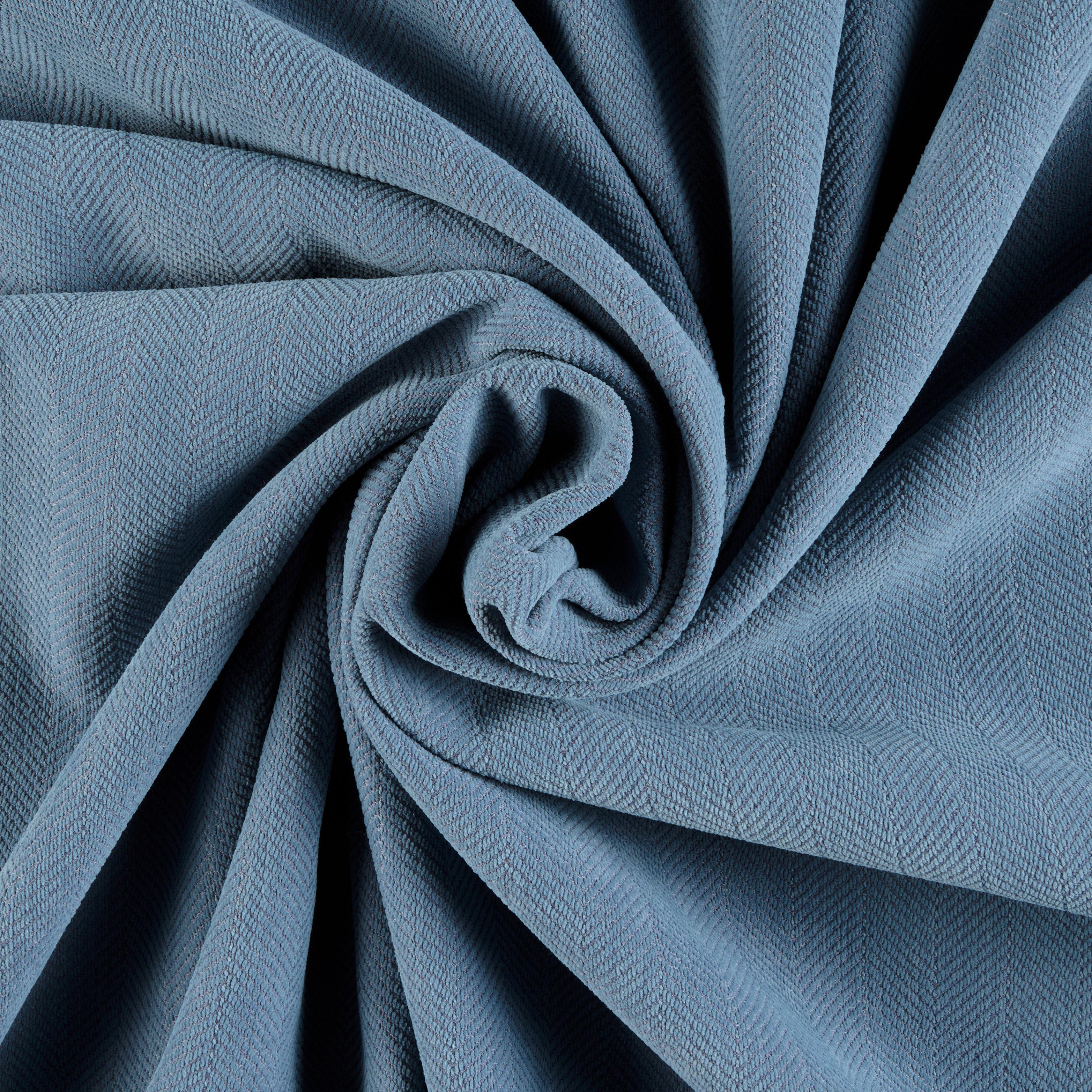 GARDINLÄNGD LINUS - blå, Design, textil (140/255cm) - Premium Living
