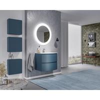 Bază pentru lavoar Armonia - albastru/antracit, Modern, material pe bază de lemn (70/56/49cm)