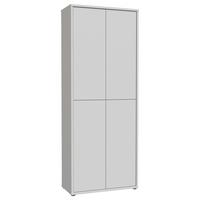 Ormar Za Cipele Alice Springs - siva/svijetlo siva, Basics, drvni materijal/plastika (74,5/191,9/34,9cm) - Modern Living