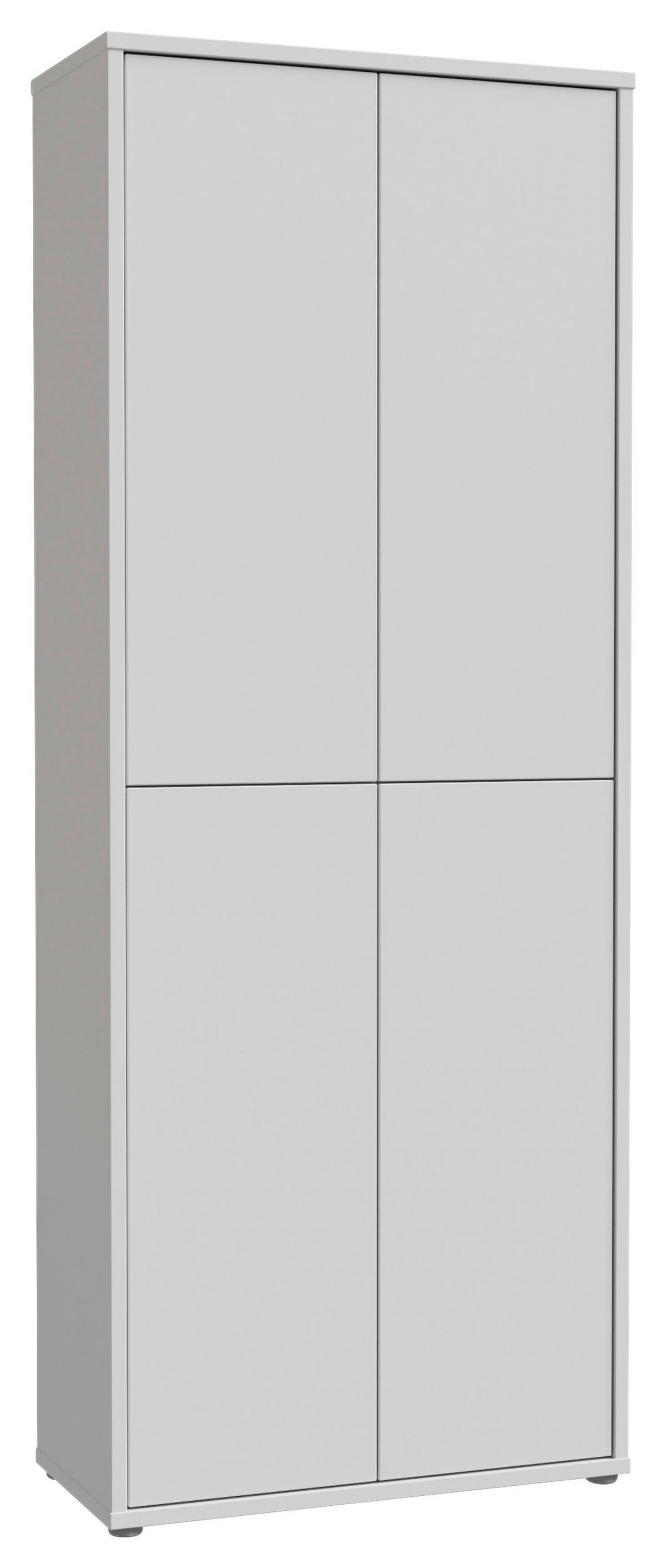 Ormar Za Cipele Alice Springs - siva/svijetlo siva, Basics, drvni materijal/plastika (74,5/191,9/34,9cm) - Modern Living