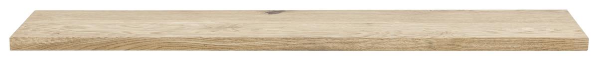 PÓŁKA ŚCIENNA GRETA - kolor dębowy, Natur, drewno (110/2/20cm) - Carryhome