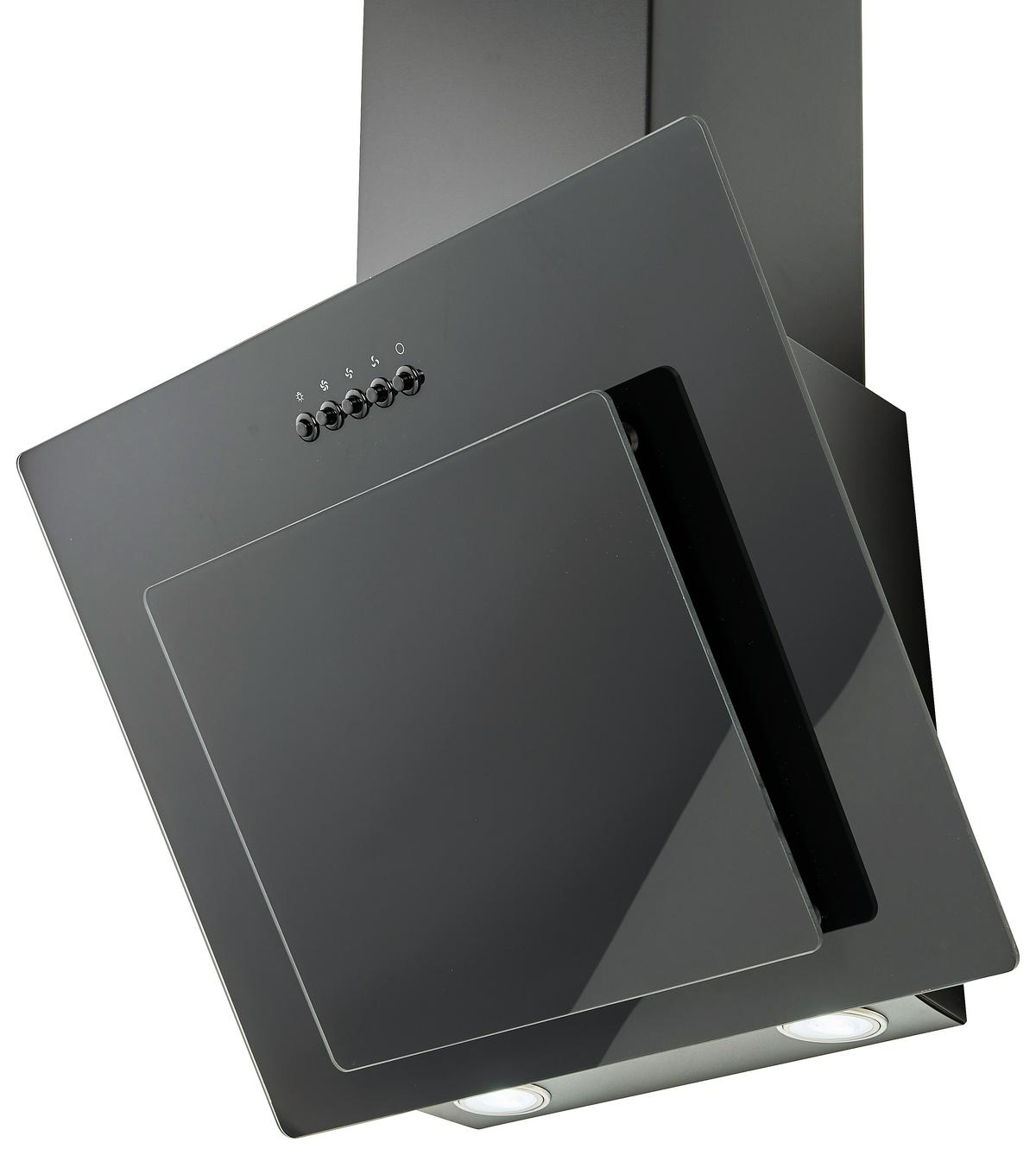 Küchenblock in Anthrazit inkl. E-Geräte 'Mailand' - Chromfarben/Eichefarben, MODERN, Holzwerkstoff/Metall (300cm) - Held