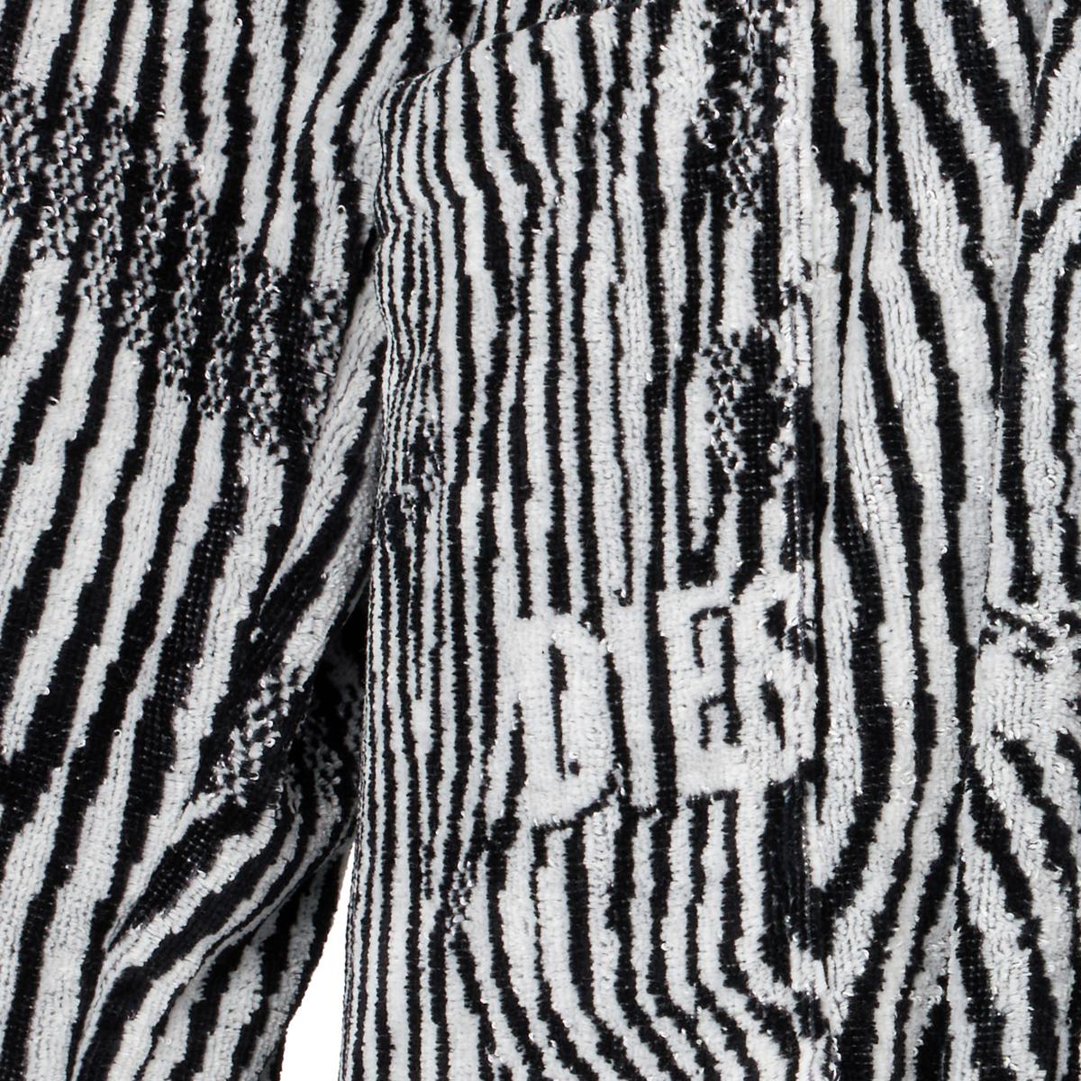 SZLAFROK KĄPIELOWY STRIPES - szary, Basics, tkanina (S/Mnull) - Diesel