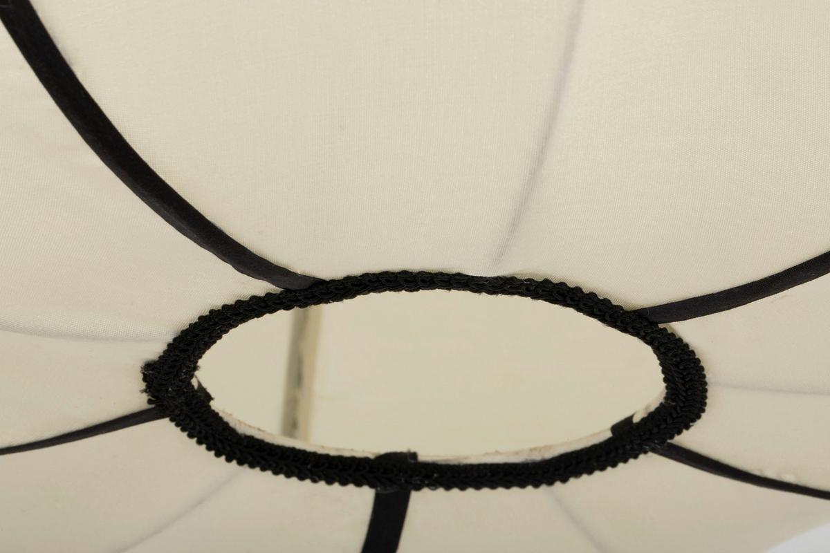 LAMPA WISZĄCA KALINDA - beżowy/czarny, Design, metal/tkanina (50/24cm) - Collett's Monde