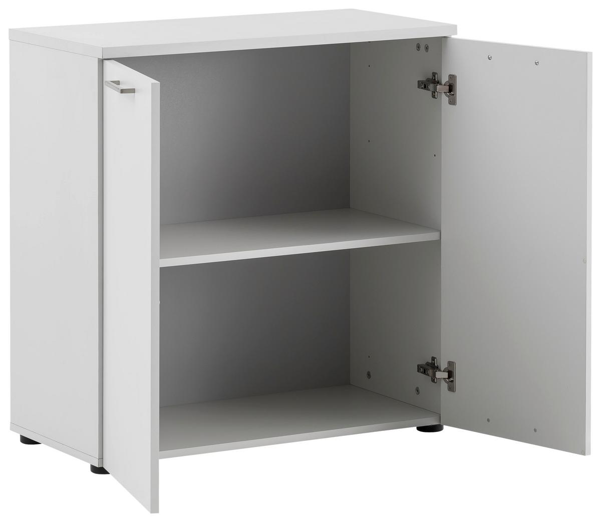 Aktenschrank Serie 1500 Hellgrau - Hellgrau, KONVENTIONELL, Holzwerkstoff (80,2/84,2/41cm) - MID.YOU