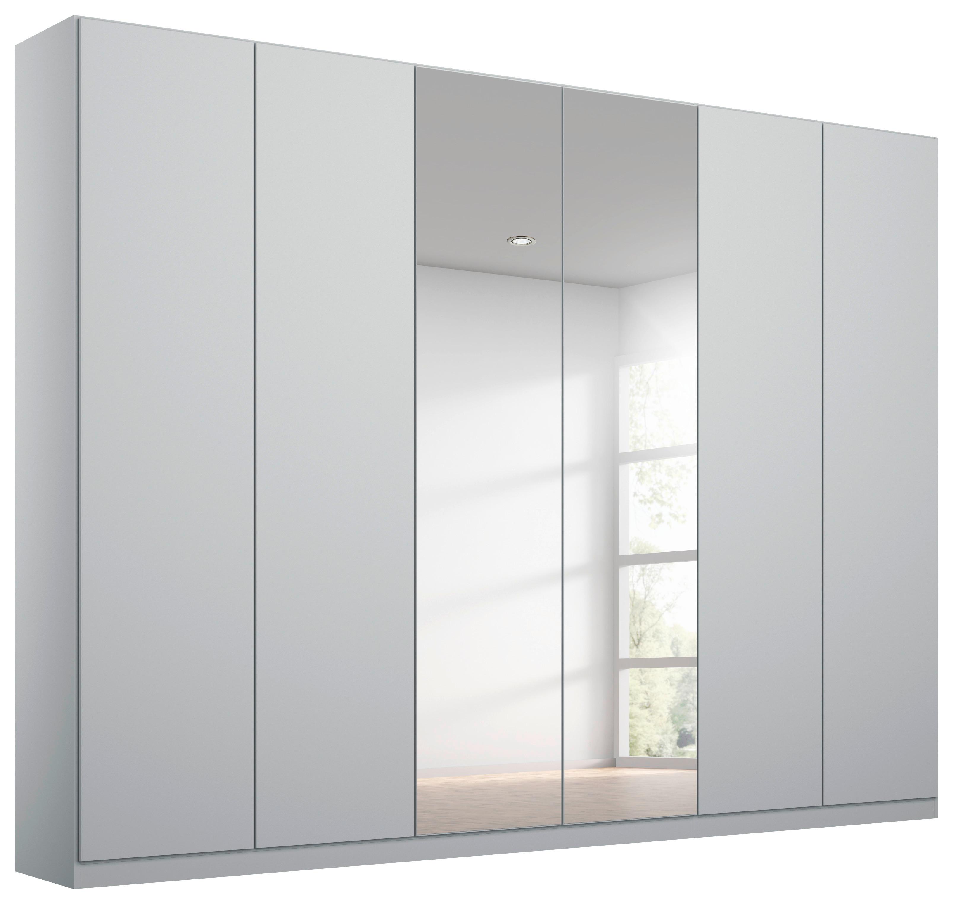 Dulap Usi Rotative Alabama - argintiu/gri deschis, Modern, material pe bază de lemn (271/229/54cm) - Modern Living