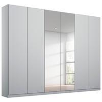 Dulap Usi Rotative Alabama - argintiu/gri deschis, Modern, material pe bază de lemn (271/229/54cm) - Modern Living