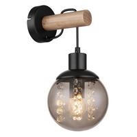 Stenska Svetilka 15657w Richard - naravne barve/prozorno, Natur, umetna masa/steklo (15/18/30cm) - Globo