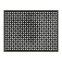 Fußmatte Lizzy in Schwarz ca. 48x62cm - Schwarz, Basics, Kunststoff (48/62cm) - Modern Living