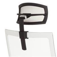 Naslon Za Glavo Aspen, Črna - črna, Basics, umetna masa/tekstil (29/33/10cm) - MID.YOU