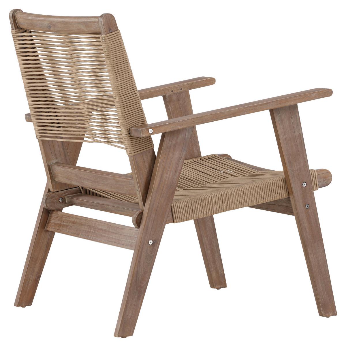 LOUNGESESSEL PETER - Braun, KONVENTIONELL, Holz/Textil (68/88/72cm) - Gardenson