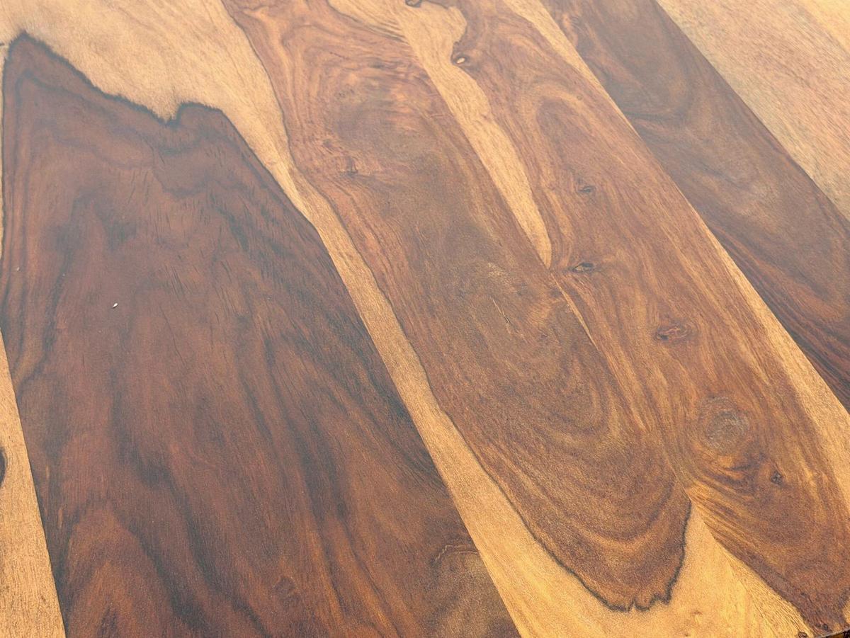 Esstisch Wl7.416 - Sheeshamfarben, Design, Holz (80/76/80cm) - Livetastic