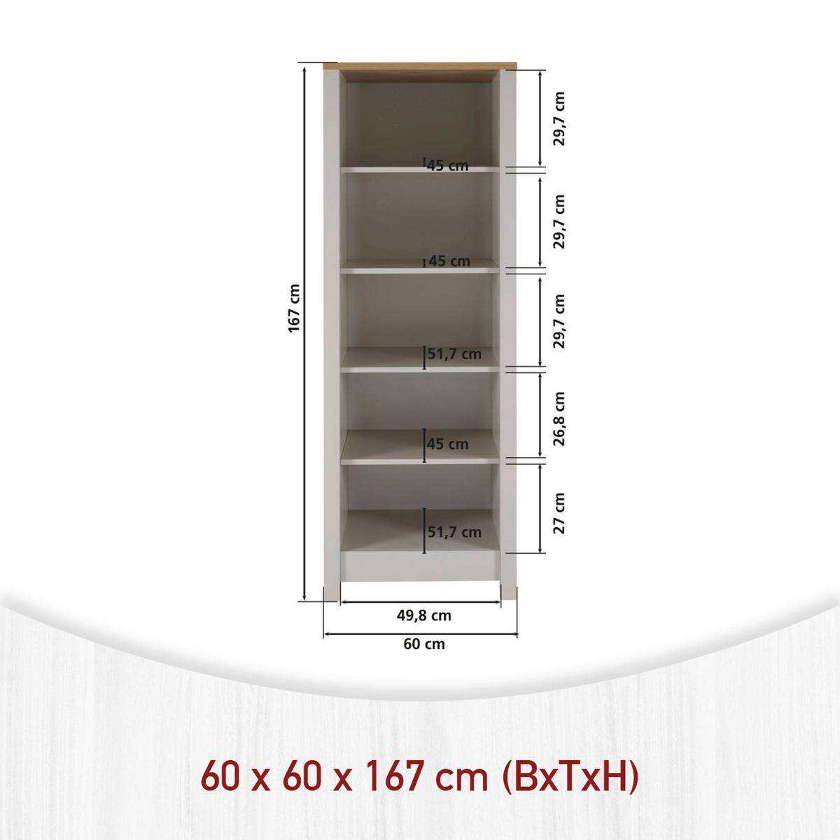 Küchenleerblock Bundle 8 o. Geräte Kaschmir - Kaschmir/Silberfarben, MODERN, Glas/Holzwerkstoff (430cm) - home24