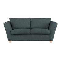 2-Sitzer-Sofa Devado Dunkelgrau - Dunkelgrau/Naturfarben, Holz/Textil (190/70-85/95cm) - Mömax