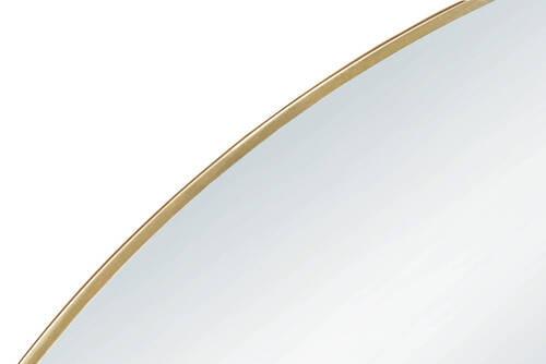 Wandspiegel Esra Goldfarben - Goldfarben, MODERN, Glas/Metall (50cm) - Mömax