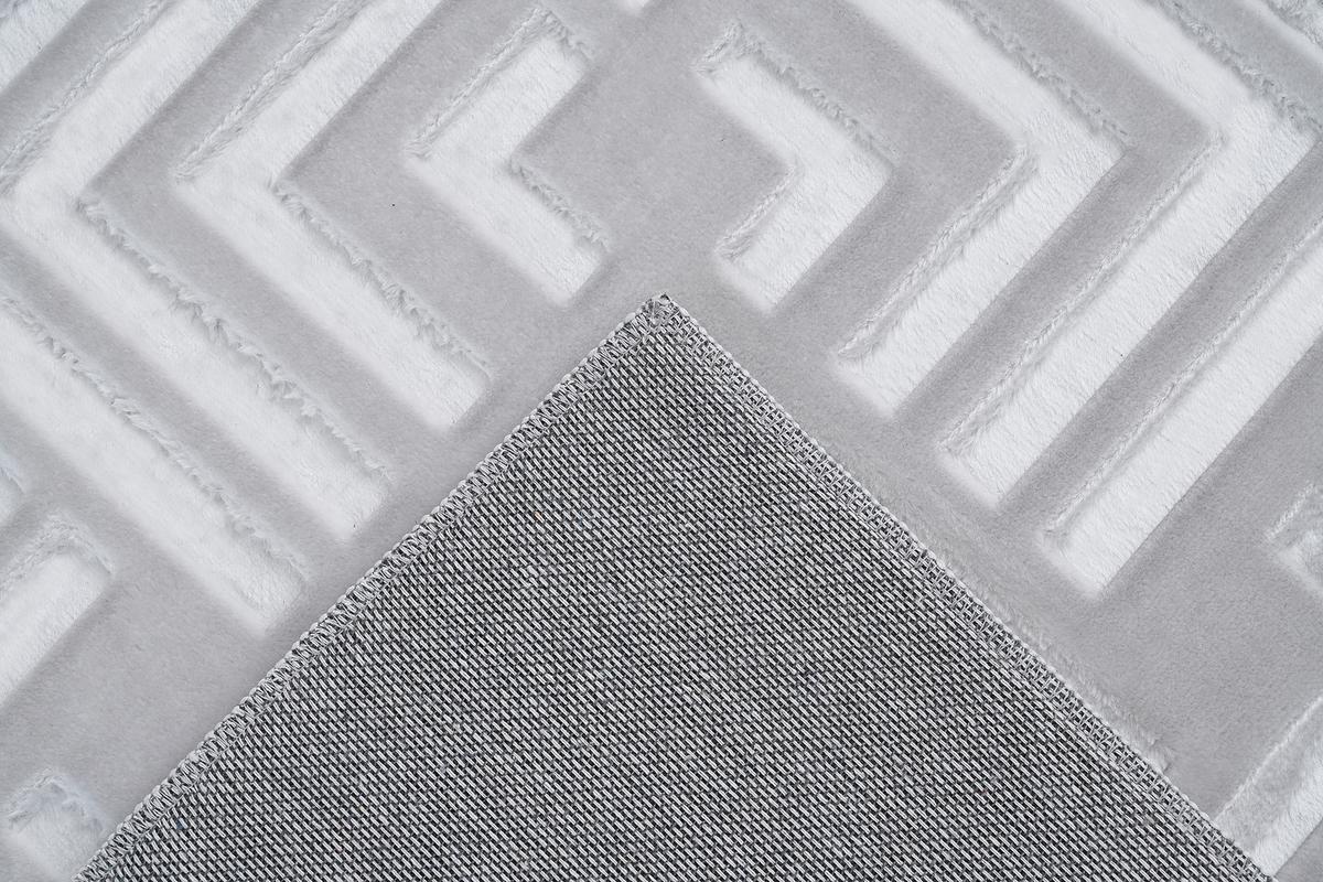 Flachwebeteppich Calma 325 Silber 120 X 160 Cm - Silberfarben, Basics, Textil (120/160cm) - Kayoom
