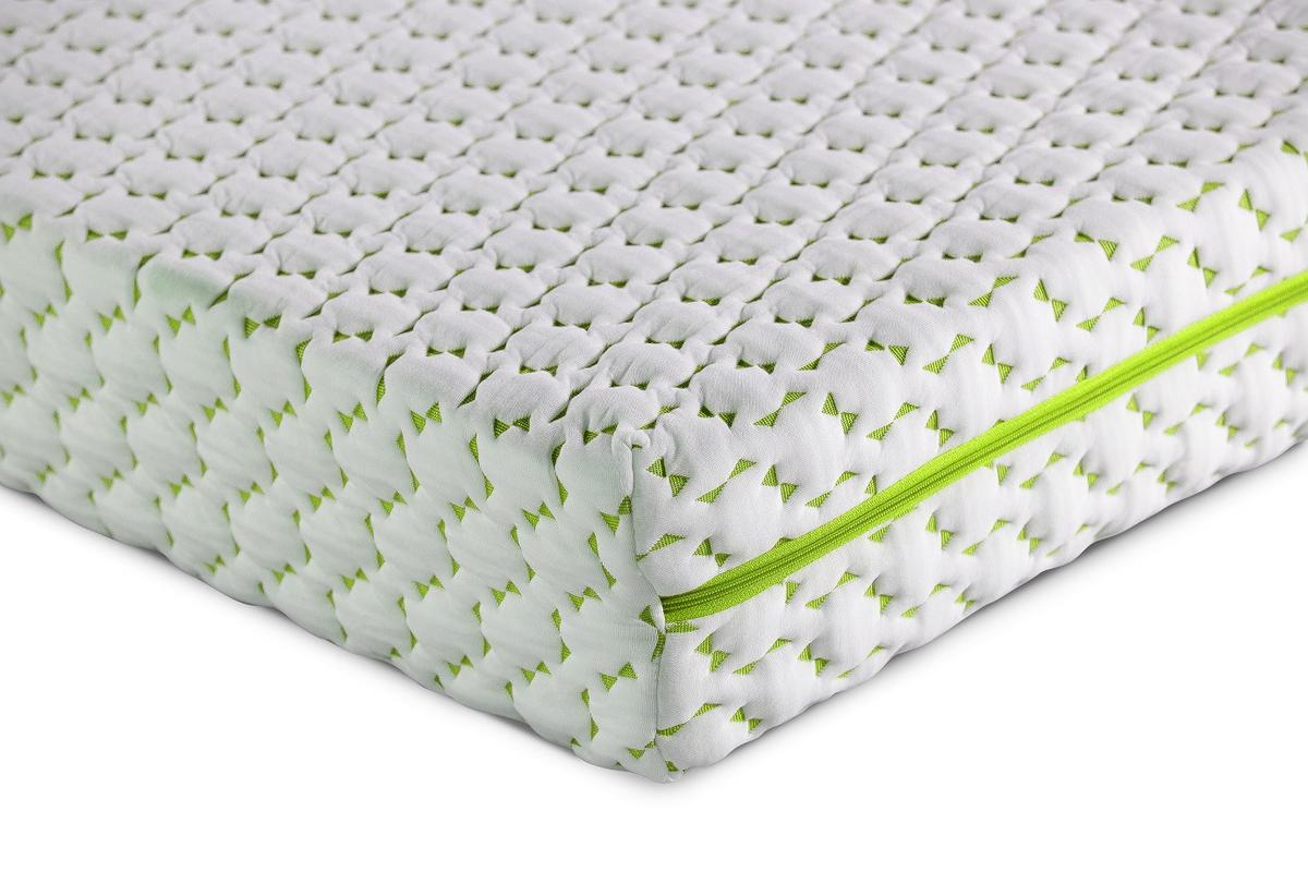 Matrachuzat Cushie Osvaldo Green 140x200 - fehér/zöld, textil (140/200cm)