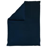 Bettdeckenbezug Woven Satin Schwarz/Blau ca. 135-140x200cm - Schwarz/Dunkelblau, Basics, Textil (135-140/200cm) - Schlafgut