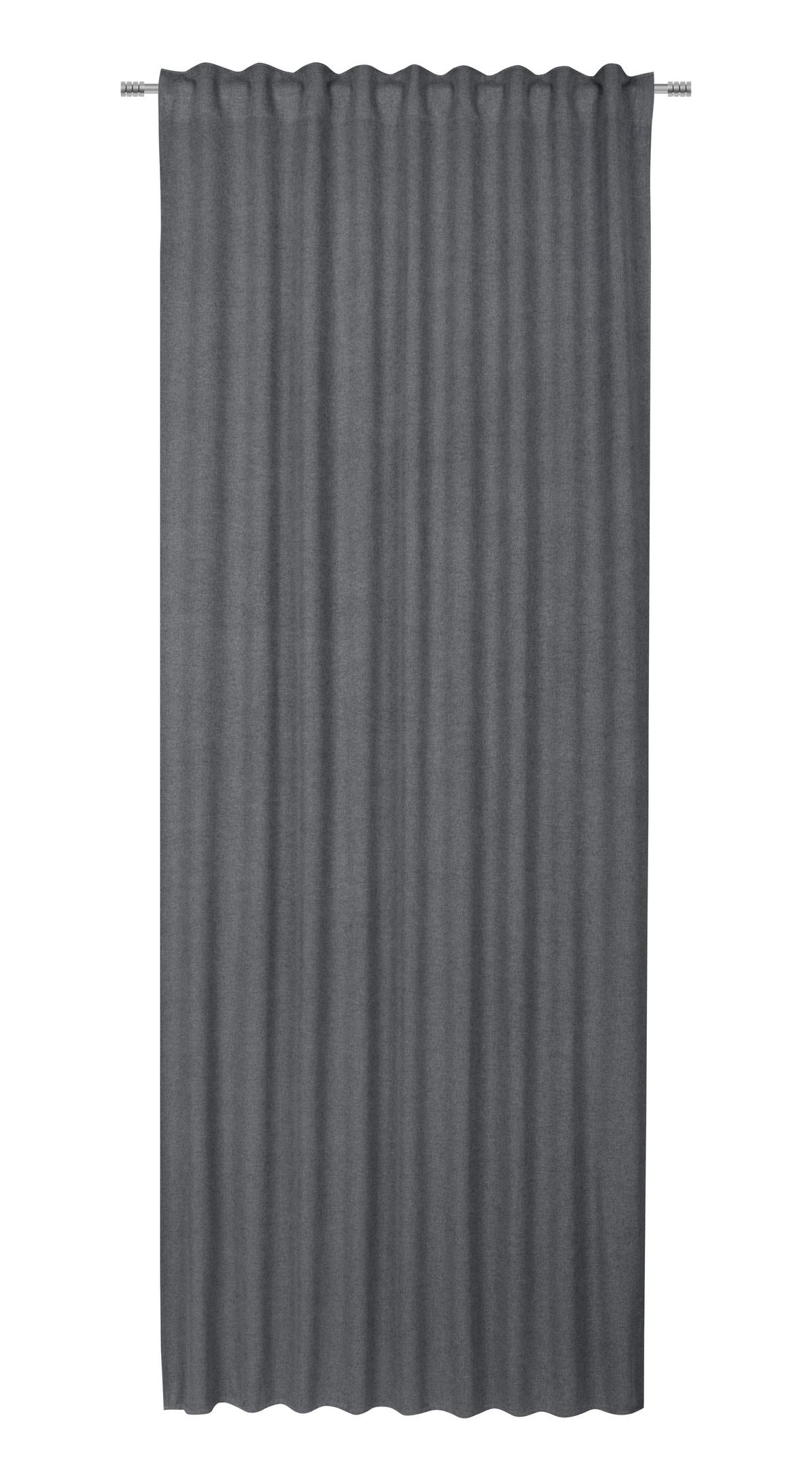 Draperie gata confecționată Ulrich cca. 135/300 cm - antracit, Modern, textil (135/300cm) - Modern Living