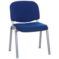 Konferenčni Stol Xt 600, Modra - modra/srebrne barve, Basics, kovina/tekstil (58/84/48cm) - MID.YOU