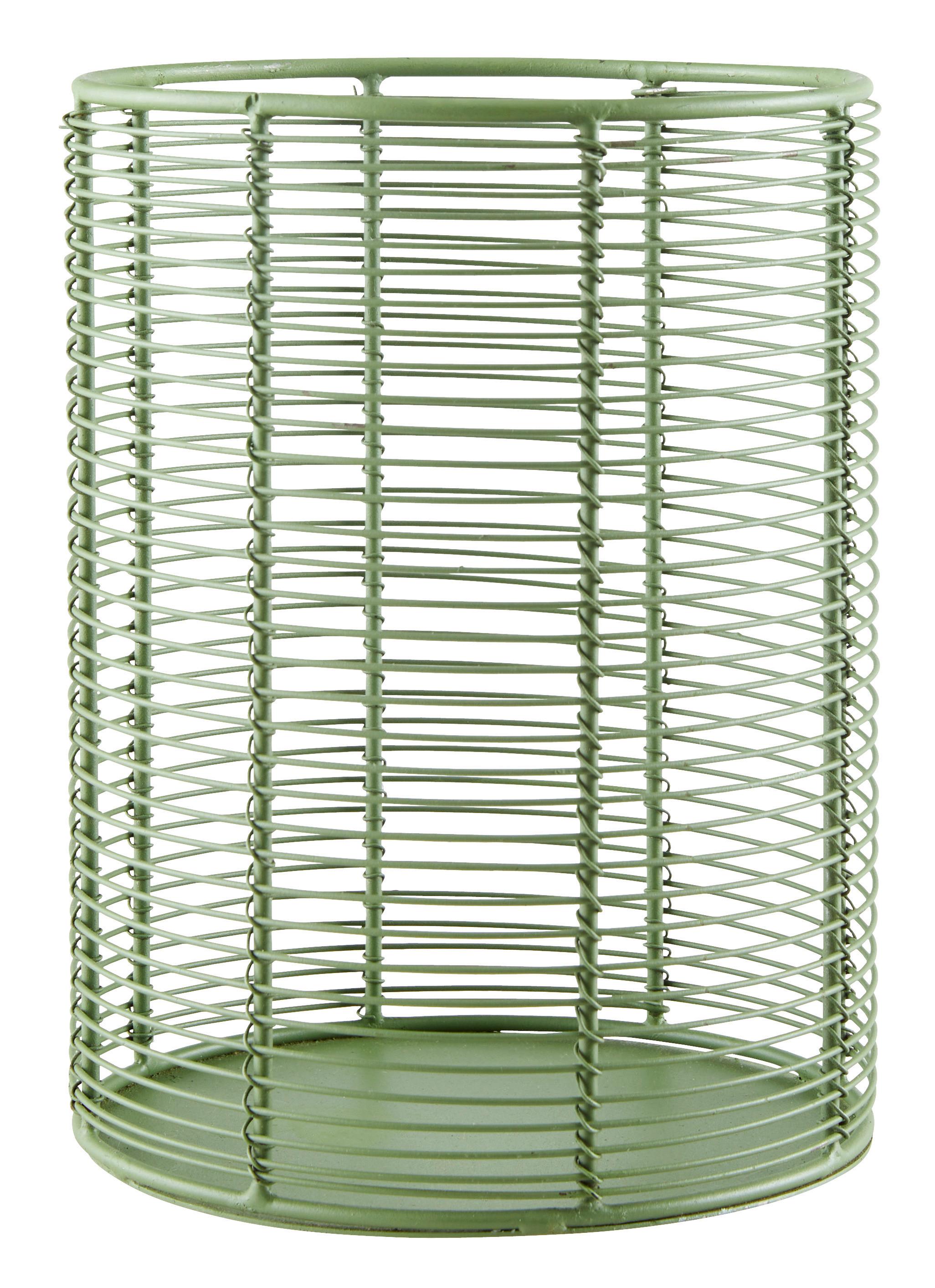 Mécsestartó Loft - zsályazöld, Basics, fém (15/20cm) - Modern Living
