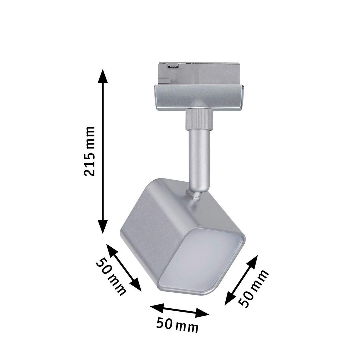Schienensystem-Strahler Urail Muri Chromfarben max. 4 Watt - Chromfarben, Design, Glas/Metall (5,0/5,0/14,0cm) - Paulmann