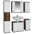 Dulap Chiuvetă Bari - alb/culoare lemn stejar, Konventionell, plastic/compozit lemnos (70/60/32cm) Dulap Chiuvetă Bari - alb/culoare lemn stejar, Konventionell, plastic/compozit lemnos (70/60/32cm)