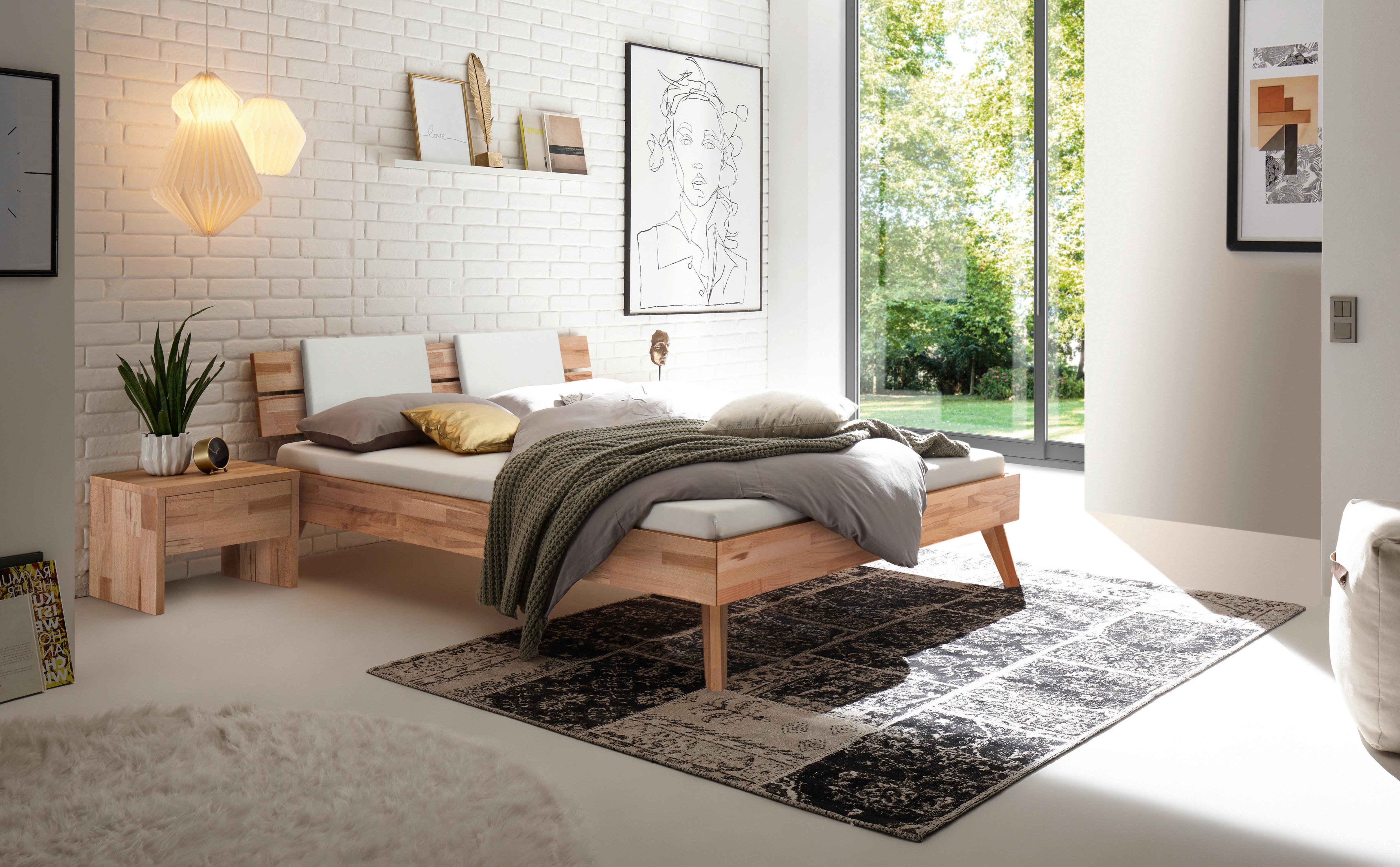 PODUSZKA NA ZAGŁÓWEK LOLA - biały, Design, tkanina (55/35/3,5cm) - Hasena