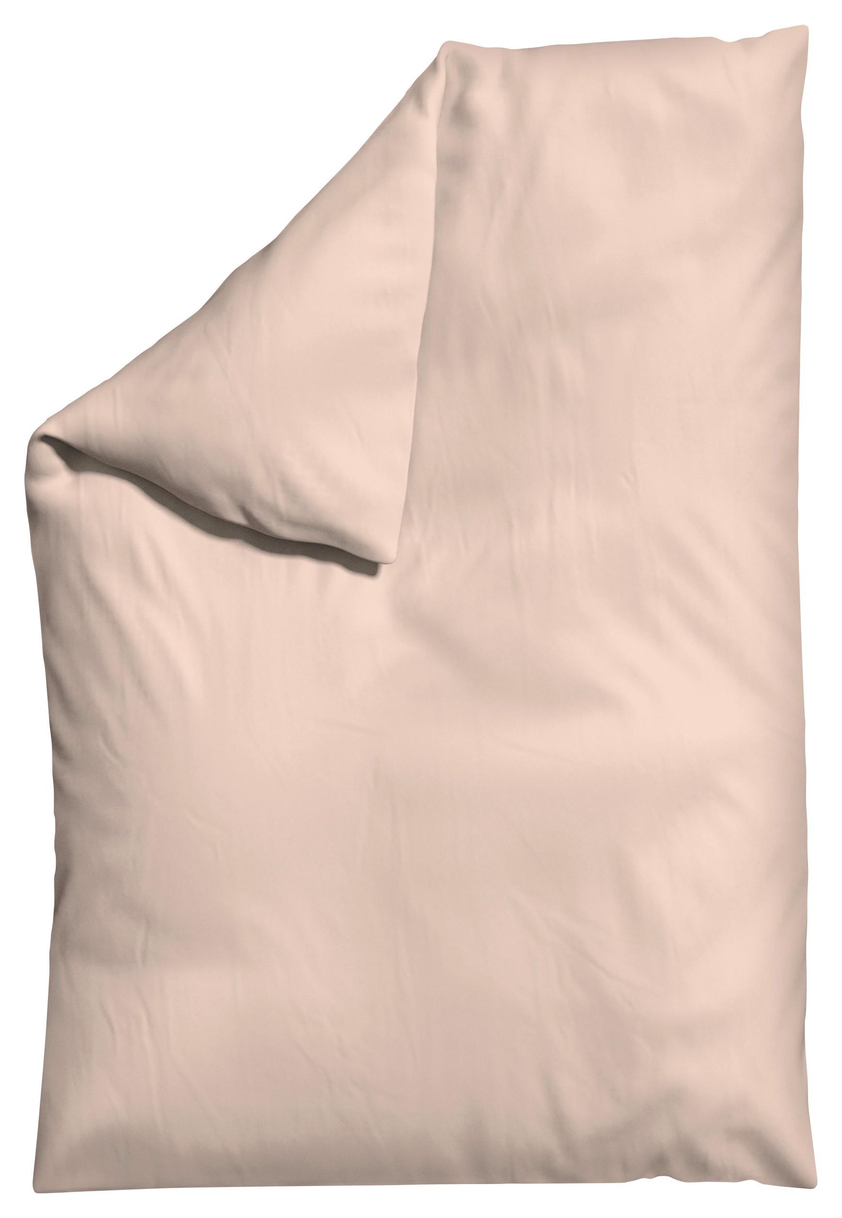 Bettdeckenbezug Woven Satin Hellrot ca. 135-140x200cm - Hellrot, Basics, Textil (135-140/200cm) - Schlafgut