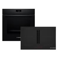 Backofenset HBDCORE8VM Schwarz - Schwarz, MODERN, Glas/Metall (80cm) - Bosch