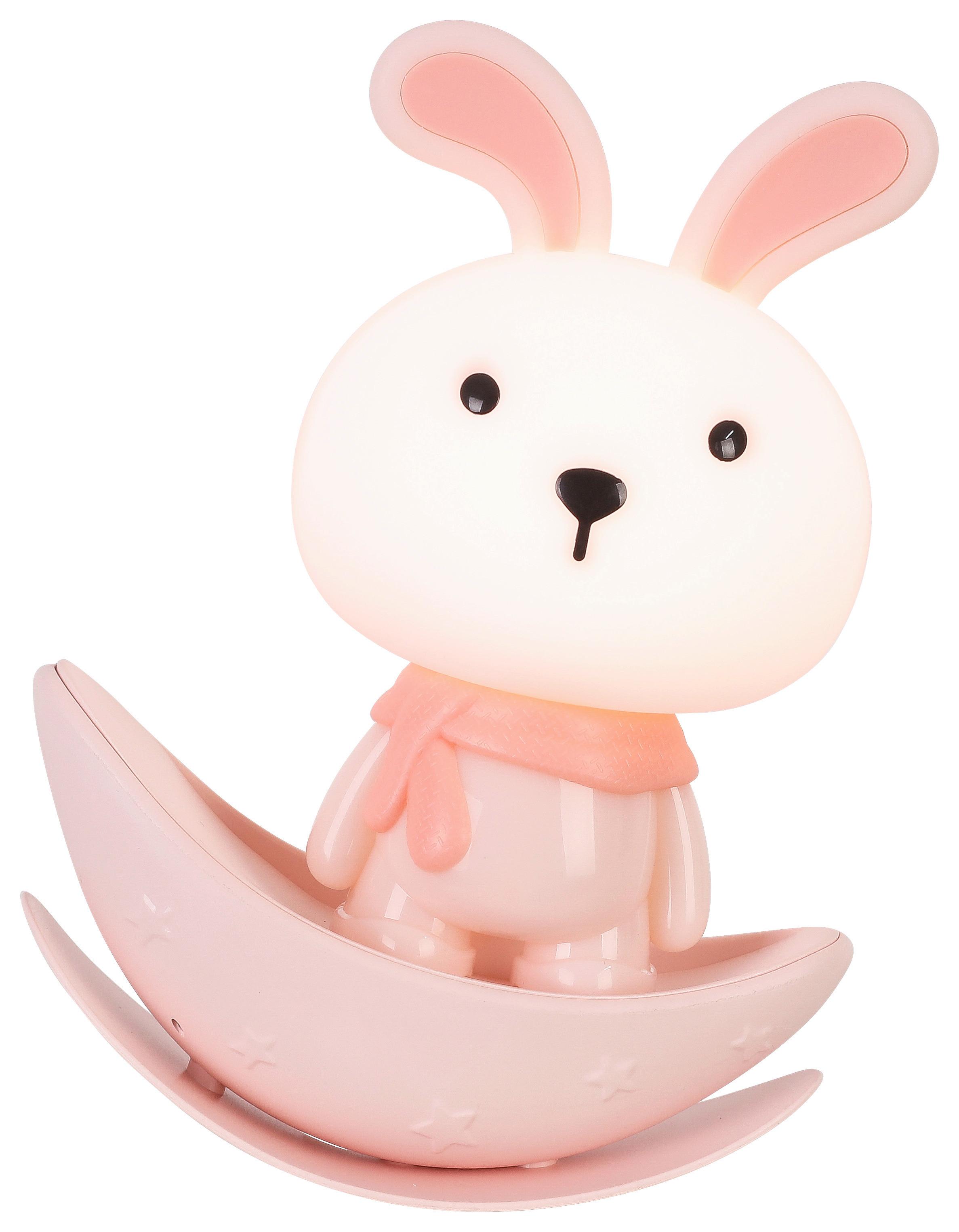 LED-Dekoleuchte Oli in Rosa max. 2,5 Watt - Rosa, MODERN, Kunststoff (6/11/15,5cm) - Modern Living