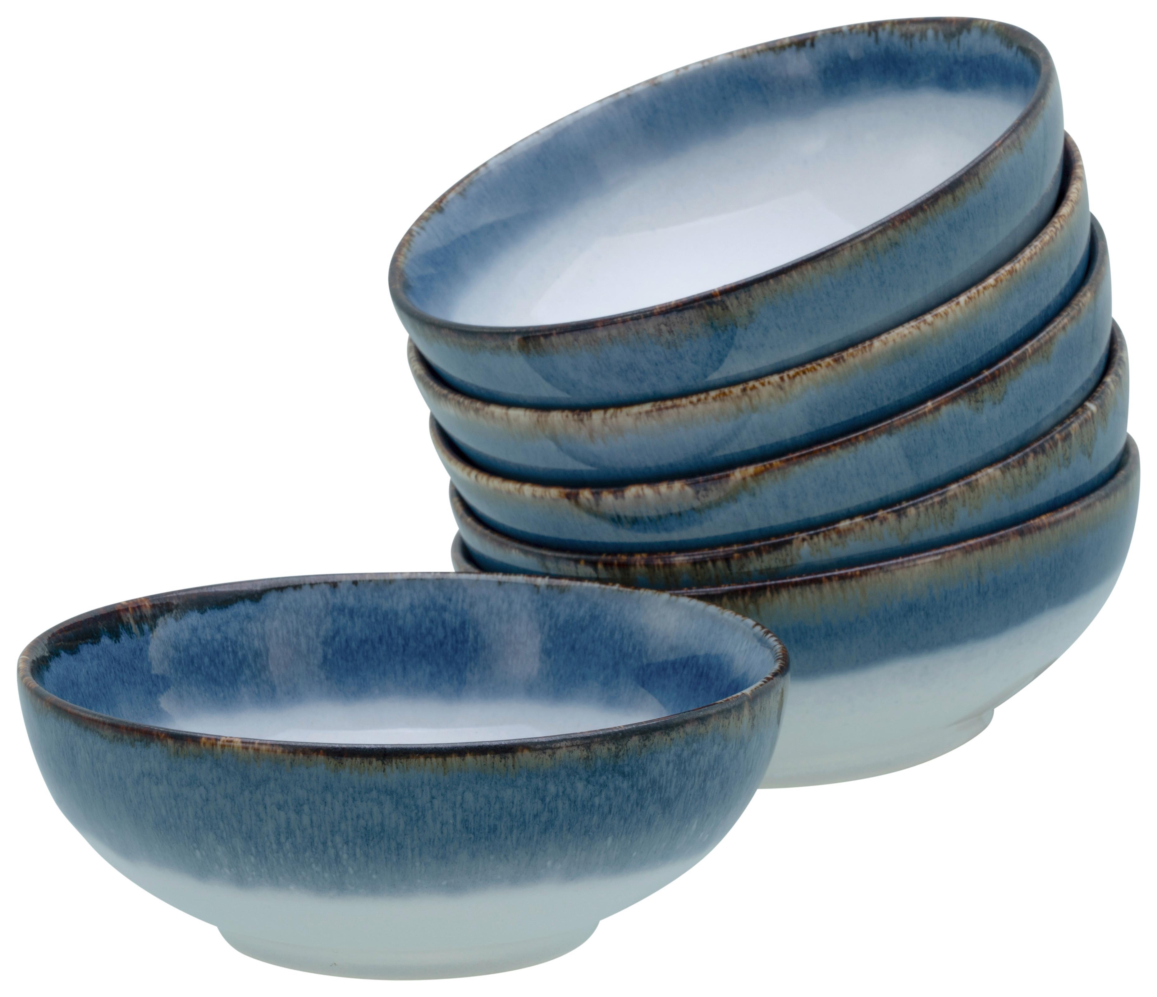 Set Posod Cascade Blue, 6-Delni - modra/bela, Design, keramika (16,5cm) - Creatable