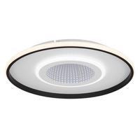 LAMPA SUFITOWA LED SALFORD *SBN* - czarny/biały, Trend, tworzywo sztuczne/metal (50/5,5cm) - Novel