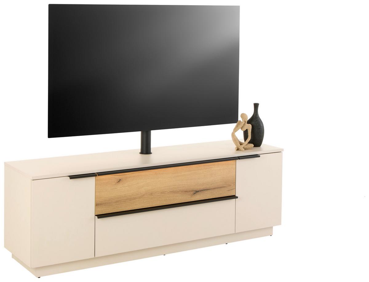 Tv Komoda Neo - kašmir/boje hrasta, Trend, drvni materijal/metal (160/53/40cm) - Modern Living