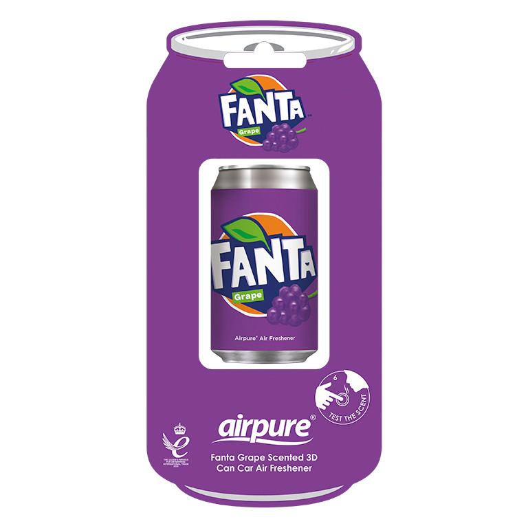 Autóillatosító 3d Dobozos Fanta Szőlő - lila, műanyag (8.5/17.5/3.5cm)