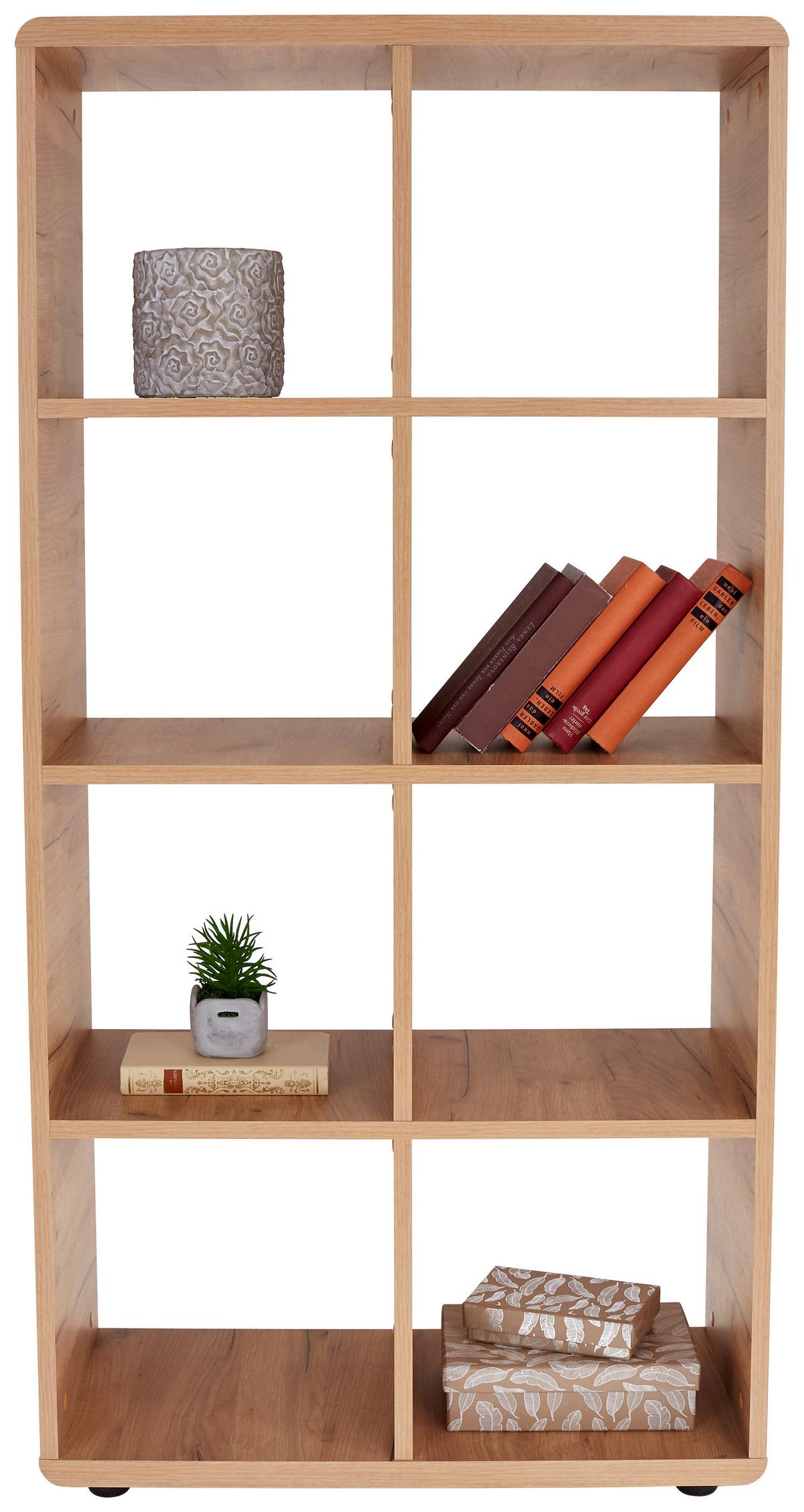 Etajeră Fontana FTR01 - culoare lemn stejar, Modern, material pe bază de lemn (73,2/145/35cm) - Modern Living