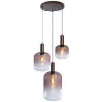 LAMPA WISZĄCA TINA - brązowy, Trend, metal/szkło (42/120cm) - Collett's Monde