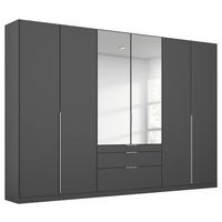DULAP USI ROTATIVE ALABAMA - argintiu/gri, Modern, material pe bază de lemn (271/229/54cm) - Modern Living