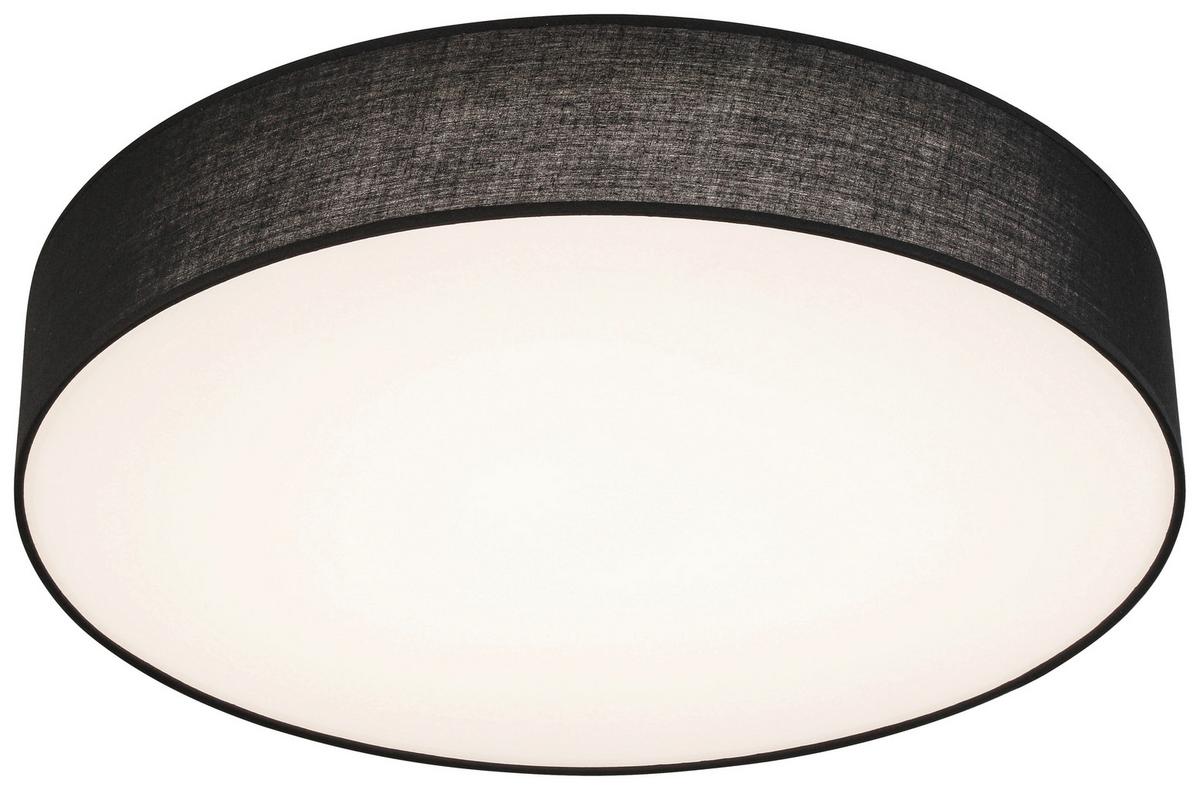 LAMPA SUFITOWA LED CHRISTINA - czarny/biały, Trend, tworzywo sztuczne/metal (60/11cm) - Novel