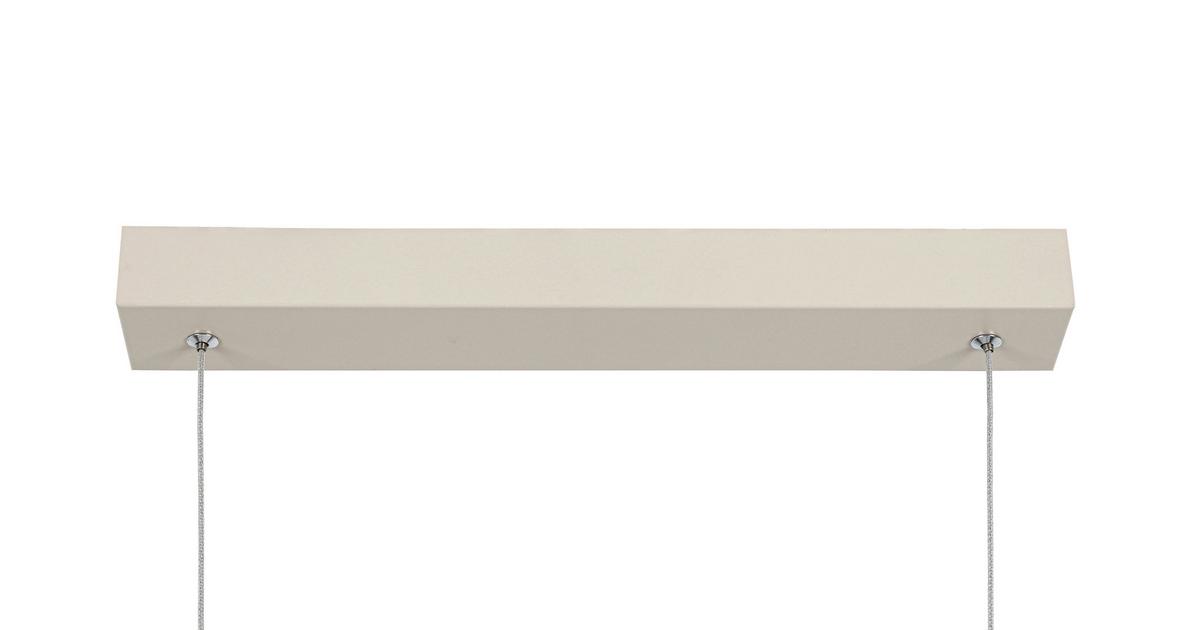 LAMPA WISZĄCA LED BROWNSVILLE *SBN* - kolor piaskowy, Design, tworzywo sztuczne/metal (100/22/120cm) - Novel