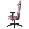 GAMINGSTOL PRINCE - vit/pink, Modern, textil/plast (67/126/67cm) - Dxracer