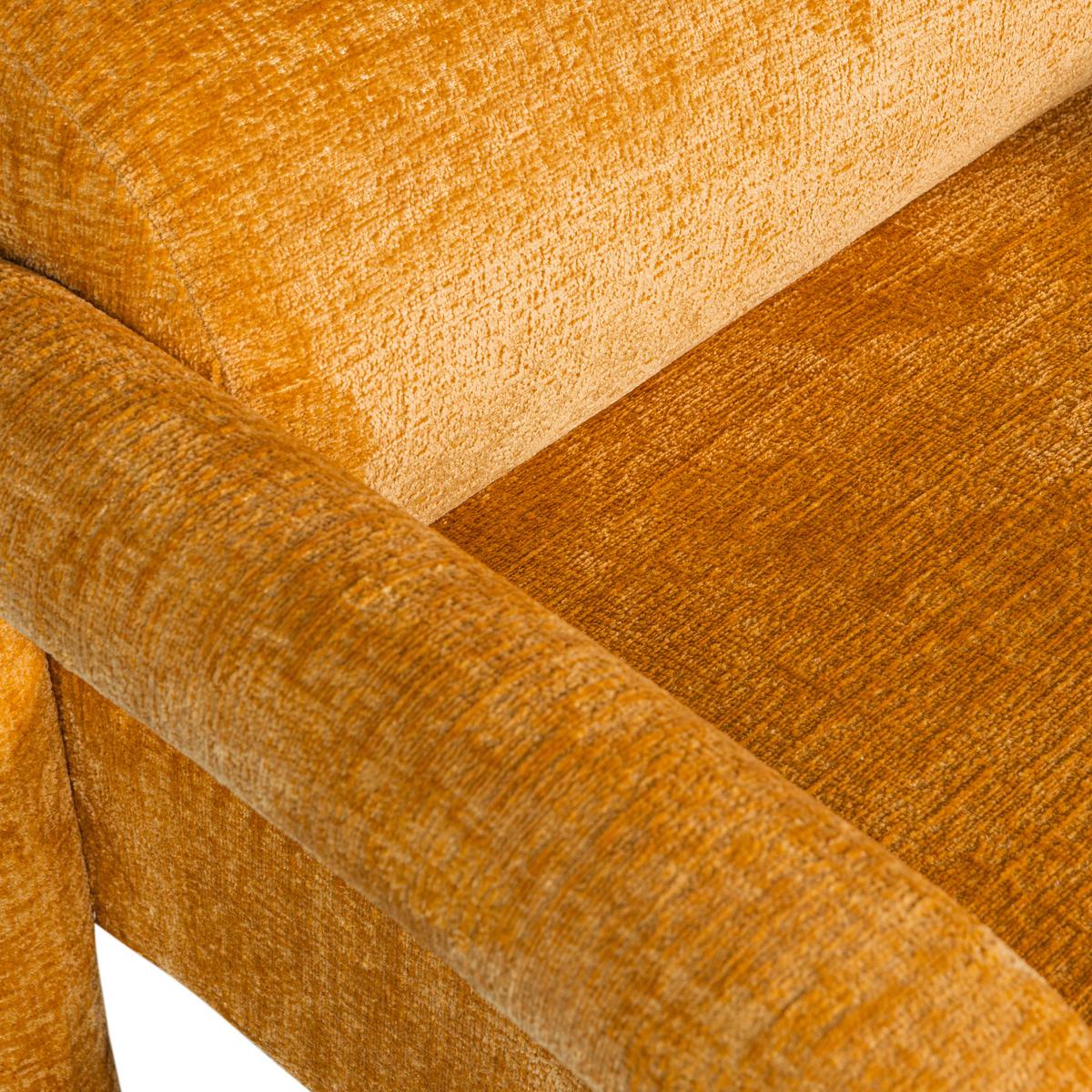 Sessel Lenny Goldfarben - Goldfarben, Design, Textil (76/65/82cm) - Livetastic