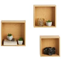 Wandregalset in Eichefarben - Eichefarben, MODERN, Holzwerkstoff - Based