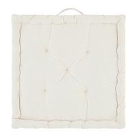 Boxkissen BO Naturfarbe mit Griff - Naturfarben, Textil (40/40/6cm) - Modern Living