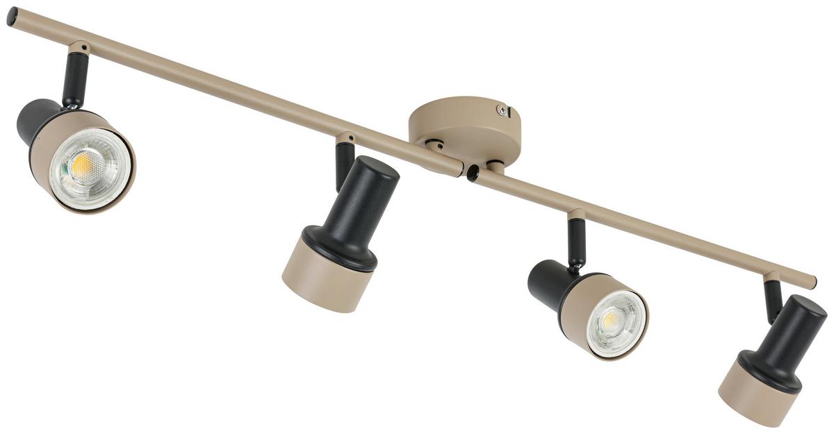 Reflektor Simba - črna/peščene barve, Romantika, kovina/umetna masa (70/9,7/13cm) - Mömax