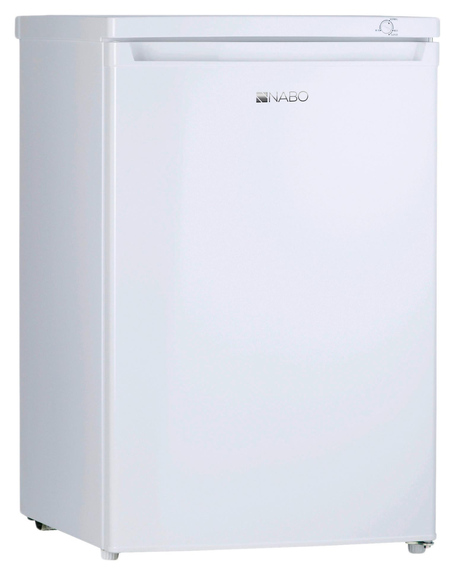 Gefrierschrank Nabo 91 Liter ca. 55x85x58 cm Weiß - Weiß, Basics, Glas/Kunststoff (55/85/58cm) - Nabo